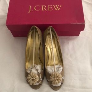 J.Crew Patent Peep-Toe Heels